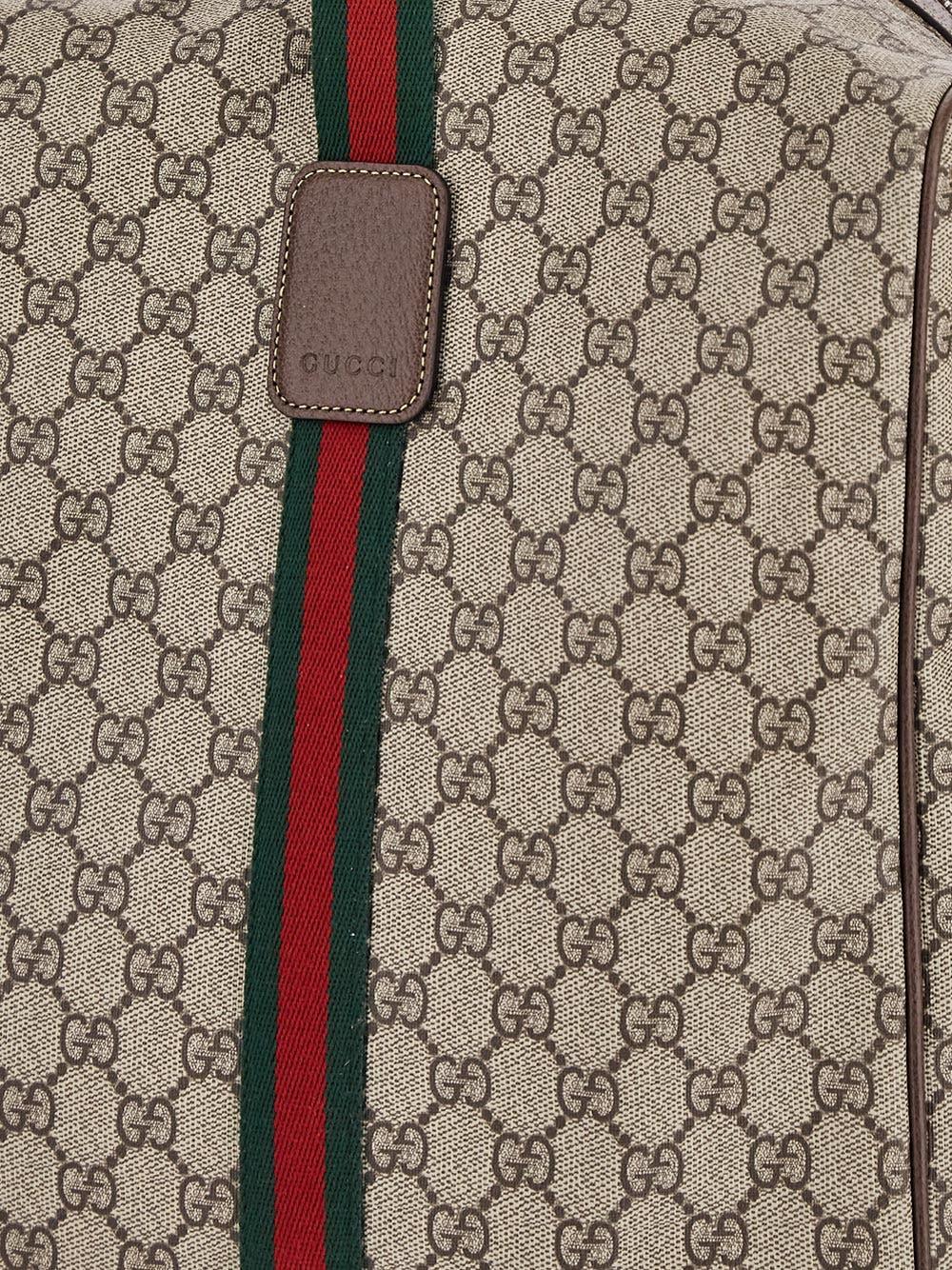 Oluxury Gucci Web Detail Maxi Travel Bag Qualità Garantita