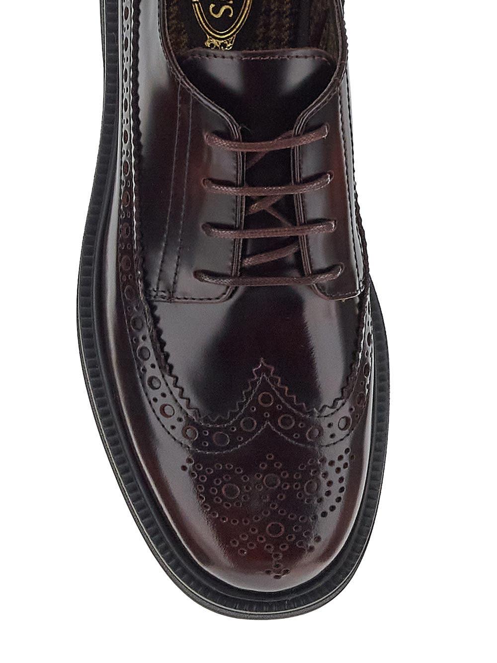 Oluxury Tod's Derby Shoe Saldi Di Fabbrica