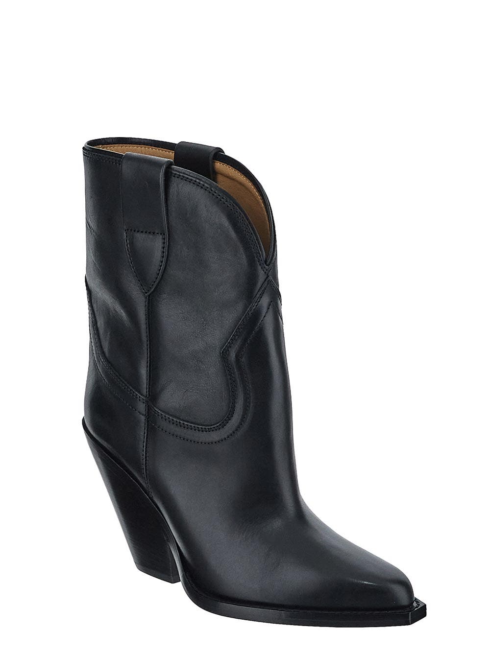 Oluxury Isabel Marant Leyane Texan Ankle Boots Prezzo Ridotto