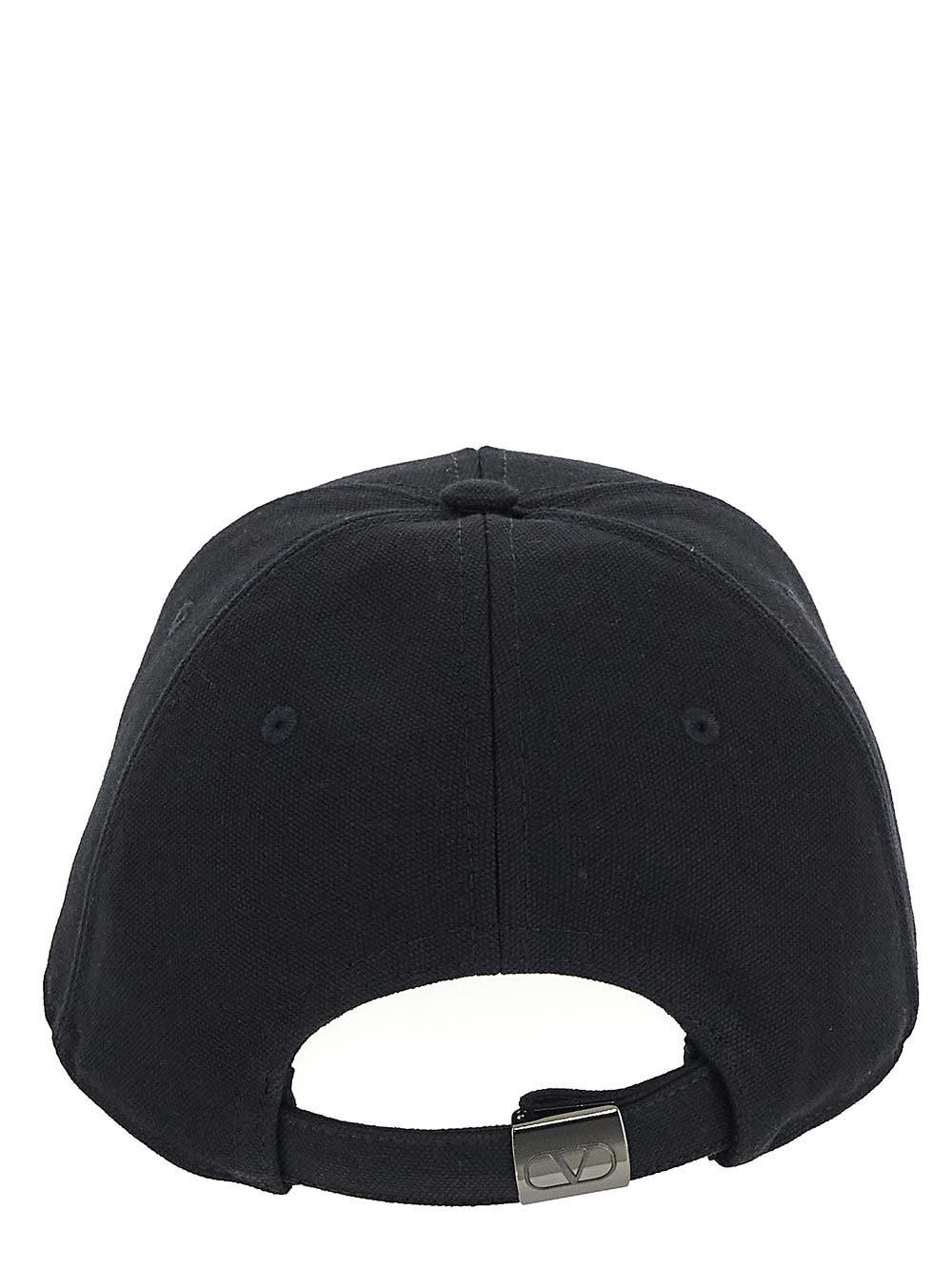 Oluxury Valentino Garavani Logo Cap Moda