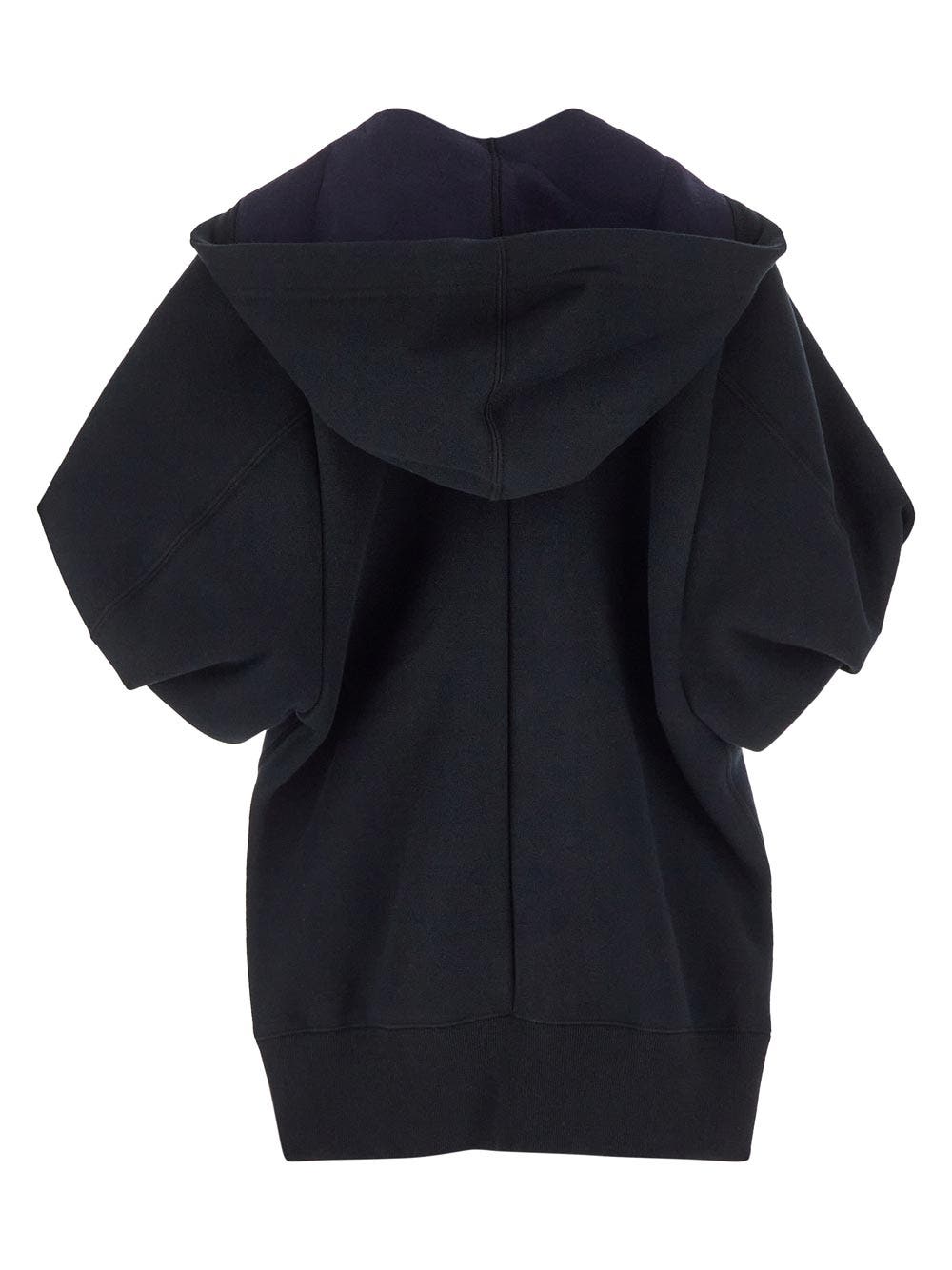 Oluxury Sacai Short Sleeve Hoodie Fino al 50% di sconto