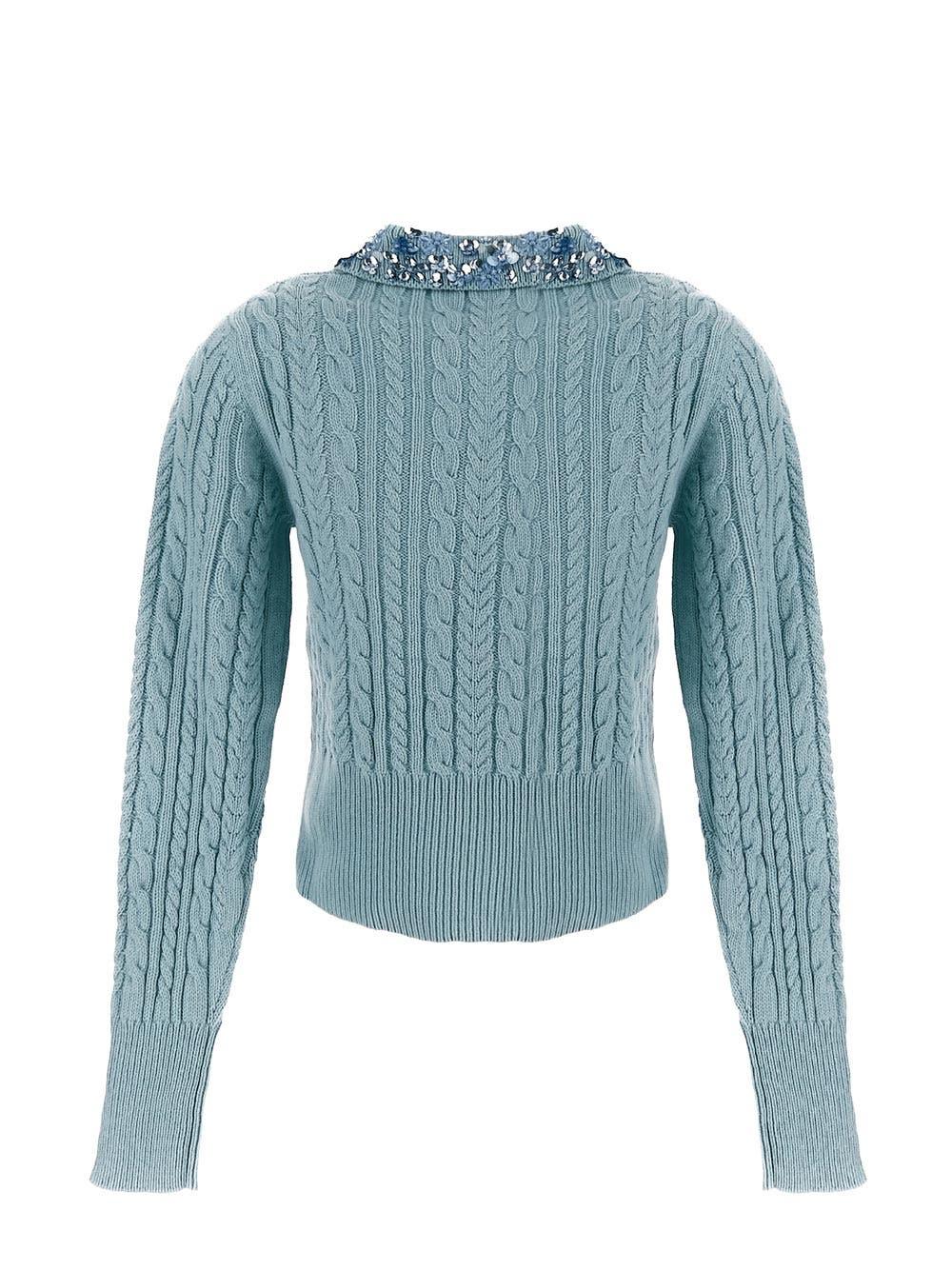 Oluxury Des Phemmes Cropped Knitted Polo Solo un giorno rimasto
