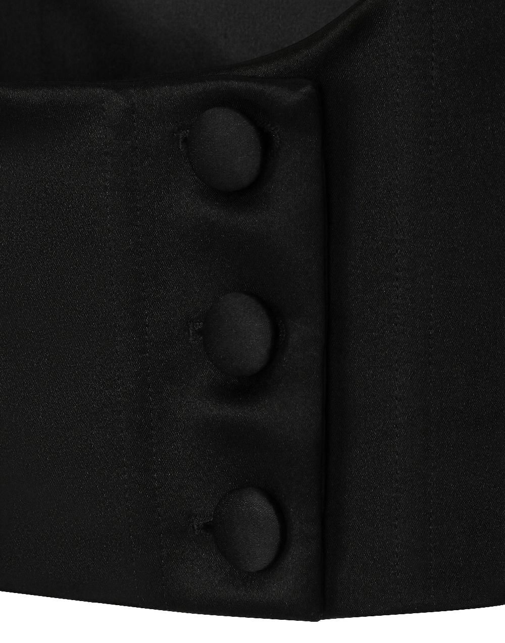 Oluxury Dolce & Gabbana Tuxedo Top vest Sconti questo mese