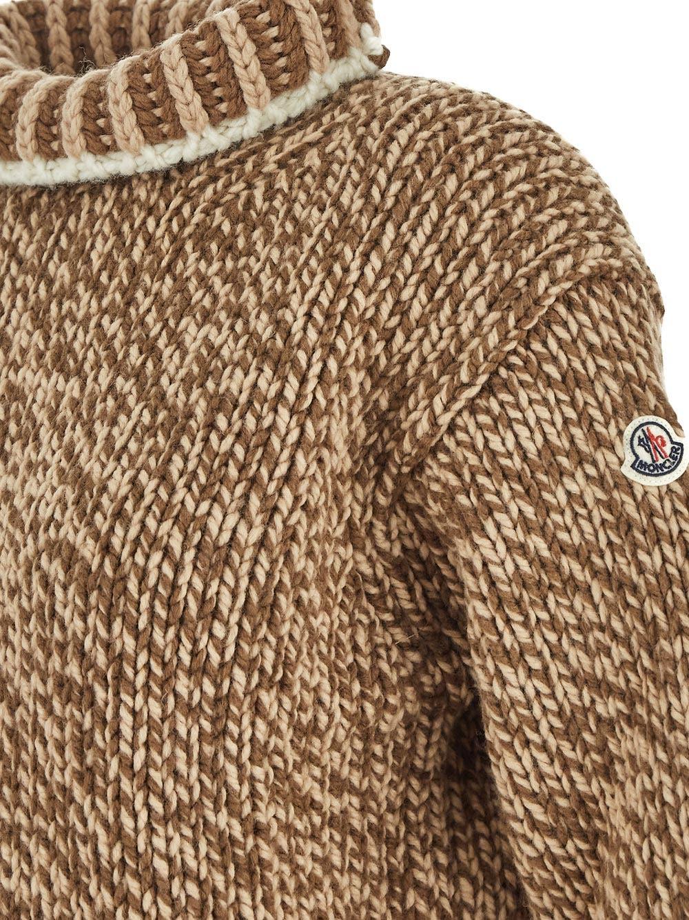 Oluxury Moncler Dolcevita Tricot Knit Soddisfazione Garantita