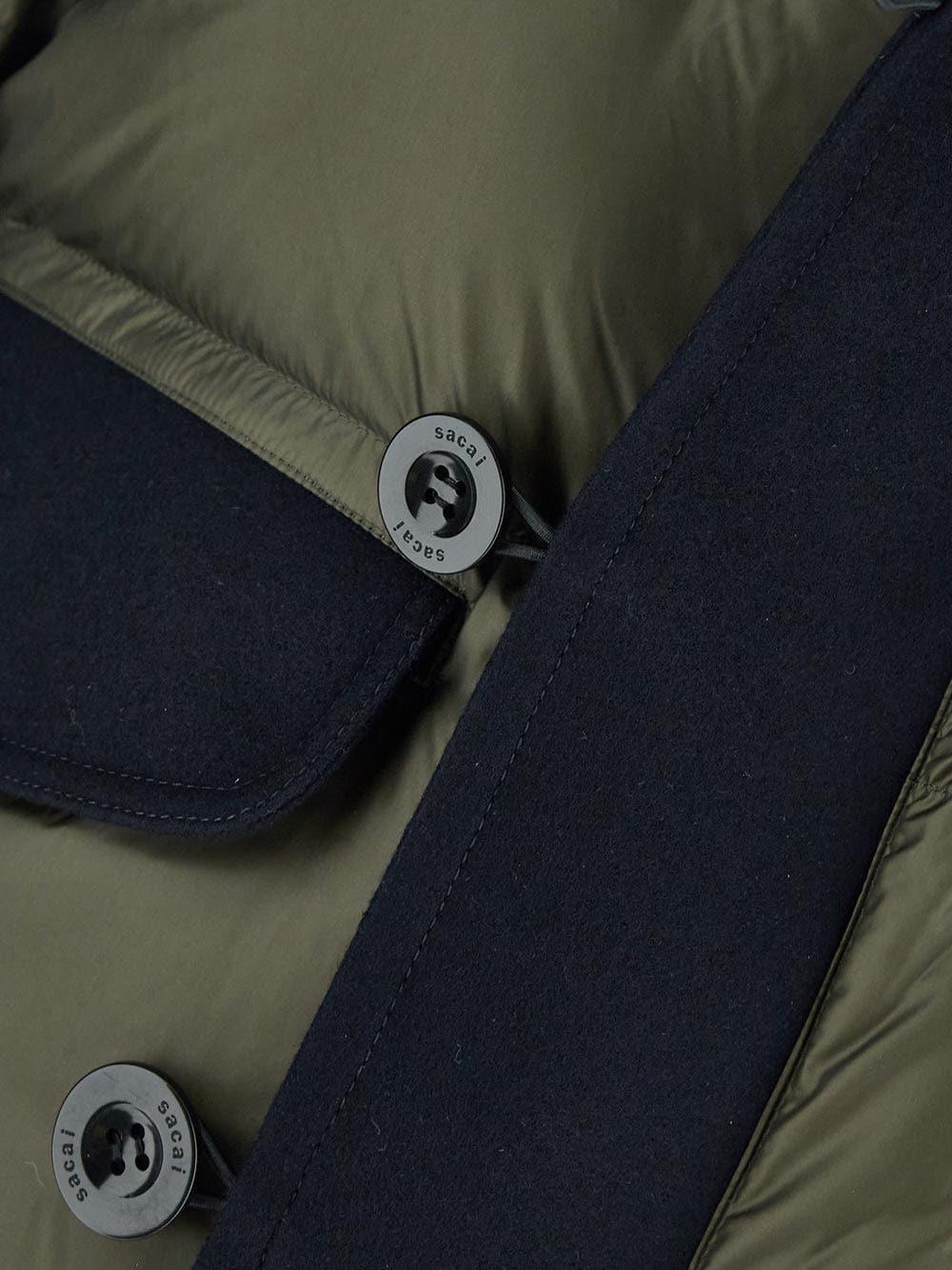 Oluxury Sacai Hybrid Coat Qualità Garantita