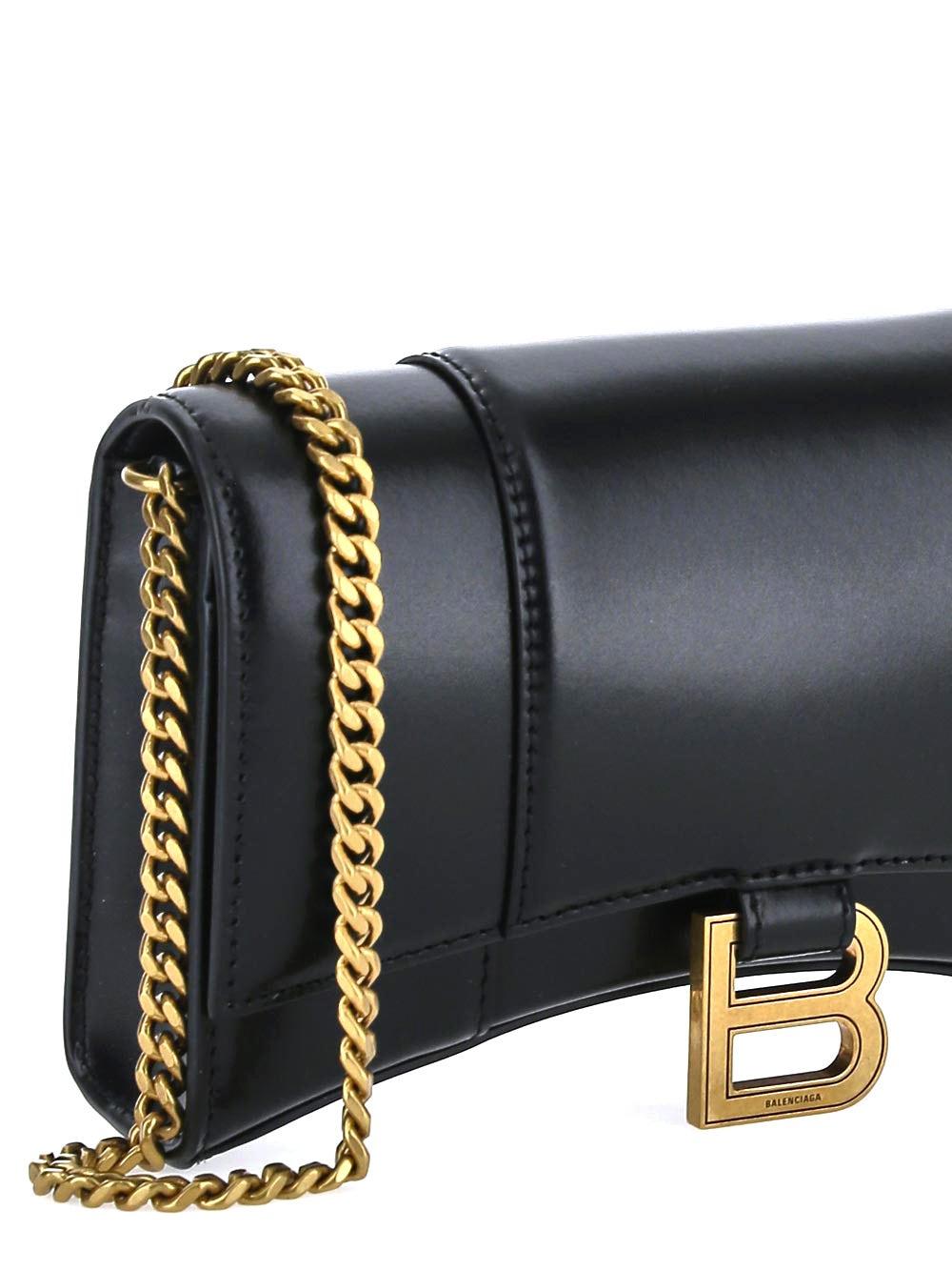 Oluxury Balenciaga Hourglass Chain Wallet Negozio