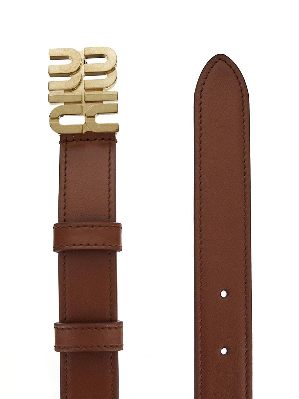 Oluxury Miu Miu Leather Belt Vendite stagionali