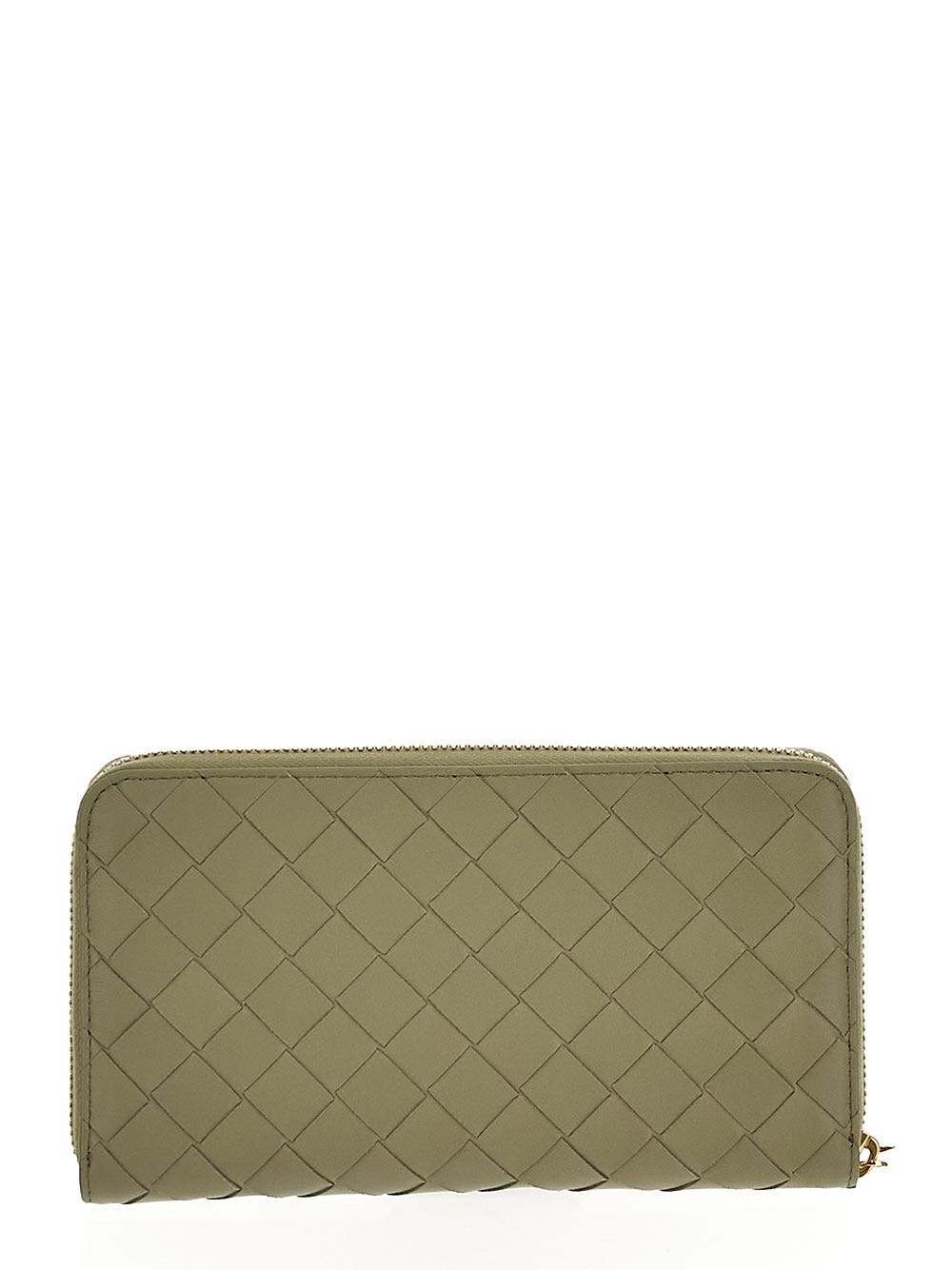 Oluxury Bottega Veneta Intrecciato Zip Around Wallet Smaltimento dello stoccaggio