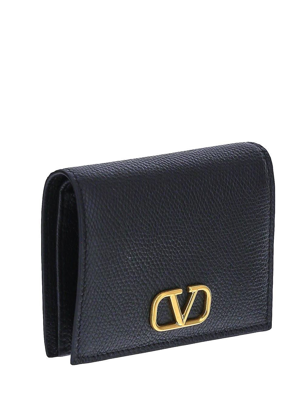 Oluxury Valentino Garavani V Logo Wallet Vendita calda