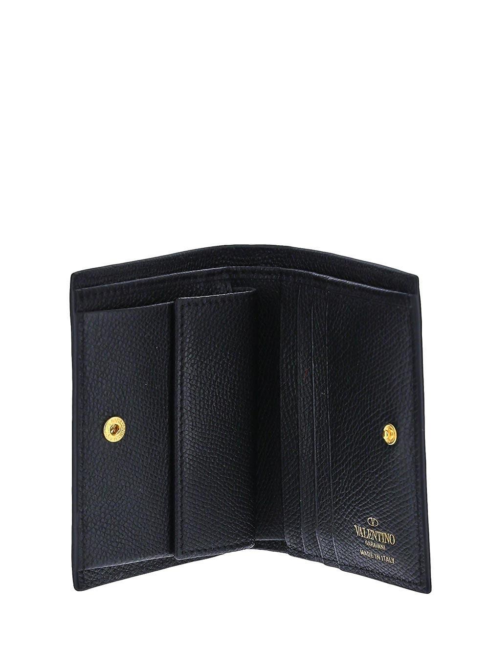 Oluxury Valentino Garavani V Logo Wallet Vendita calda