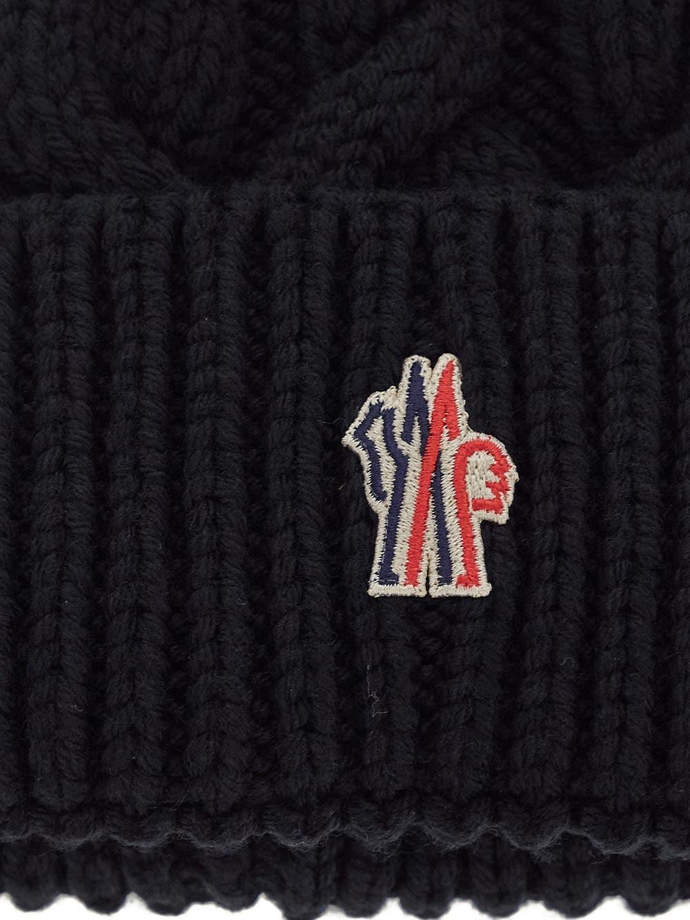 Oluxury Moncler Grenoble Logo beanie Offerta speciale della fabbrica