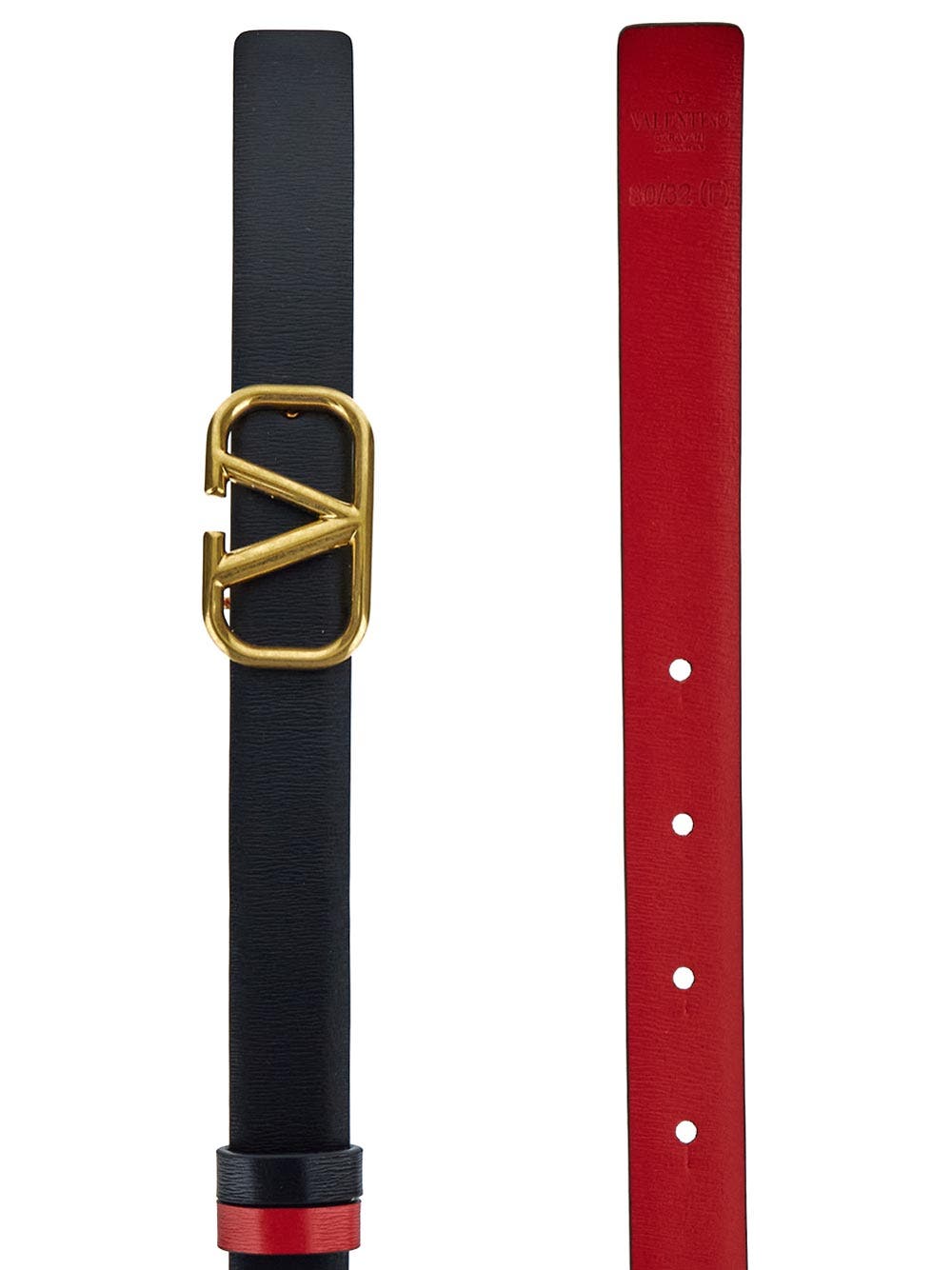 Oluxury Valentino Garavani Reversible V Logo Belt Super sconto