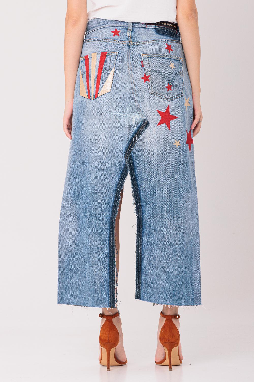 Rossano Perini MOD. LONG SKIRT ART. STARS Pezzi Unici