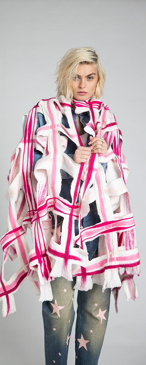 Rossano Perini SCARF WRAP 38FW24 PINK Moda