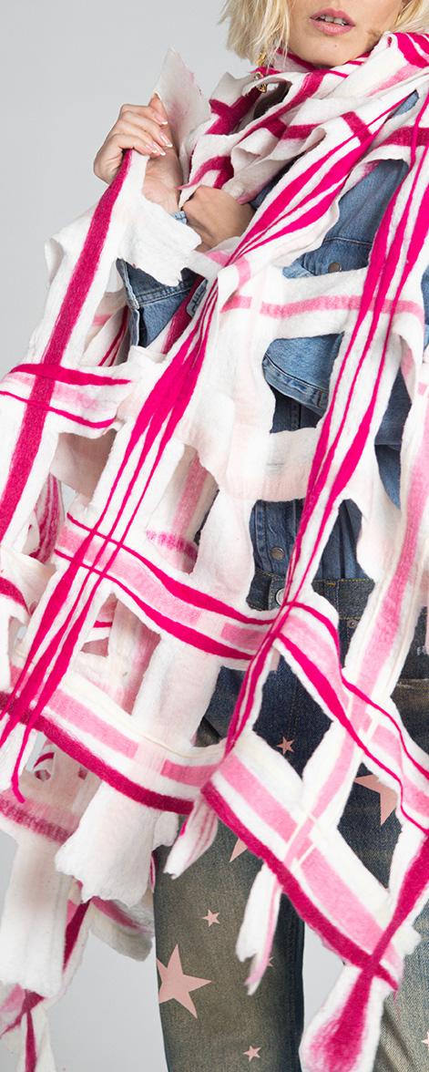 Rossano Perini SCARF WRAP 38FW24 PINK Moda