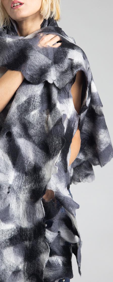 Rossano Perini SCARF 37FW24 GREY Qualità