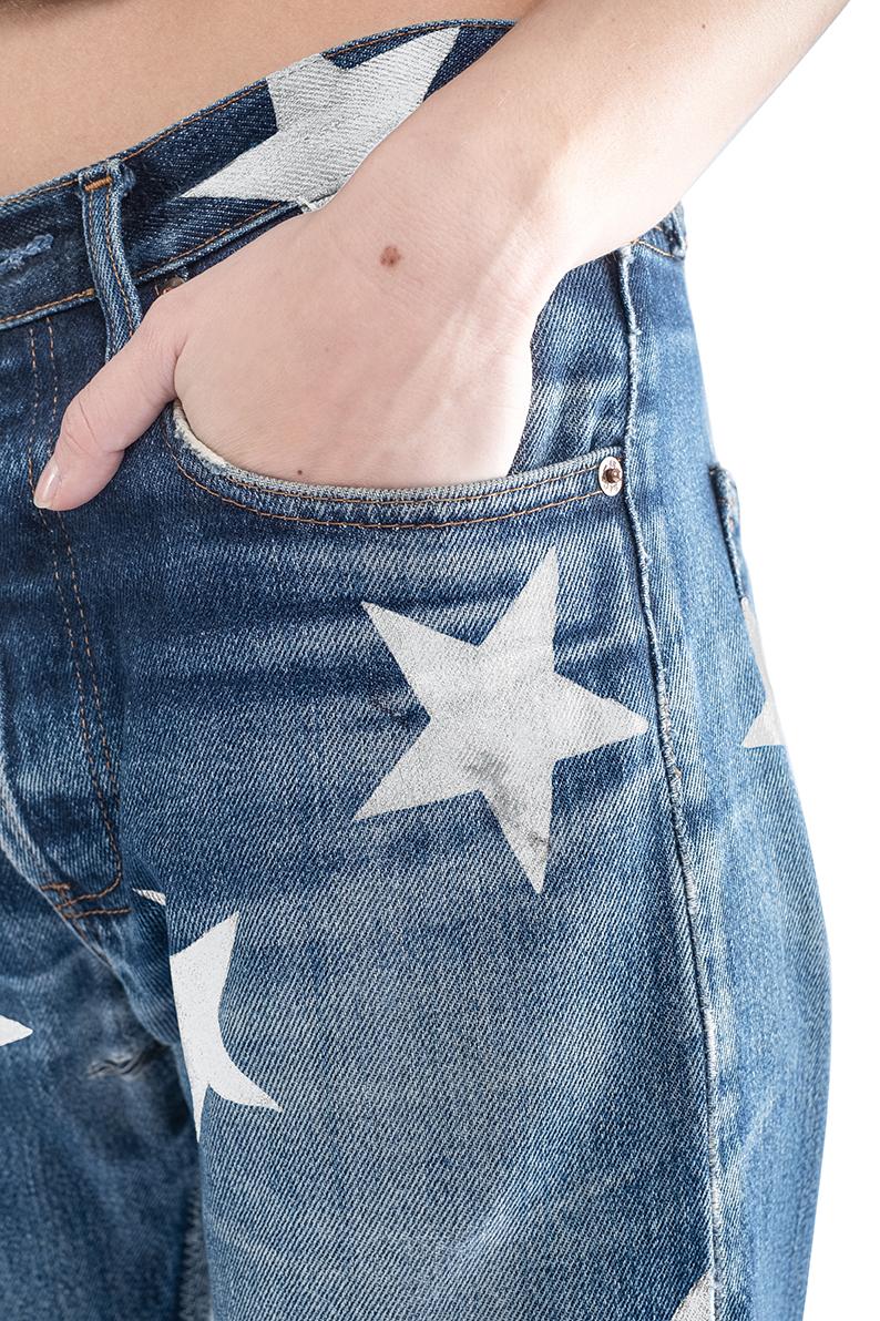 Rossano Perini BOYFRIEND ORIGINAL DENIM MS LAV.18 WHITE In Saldo