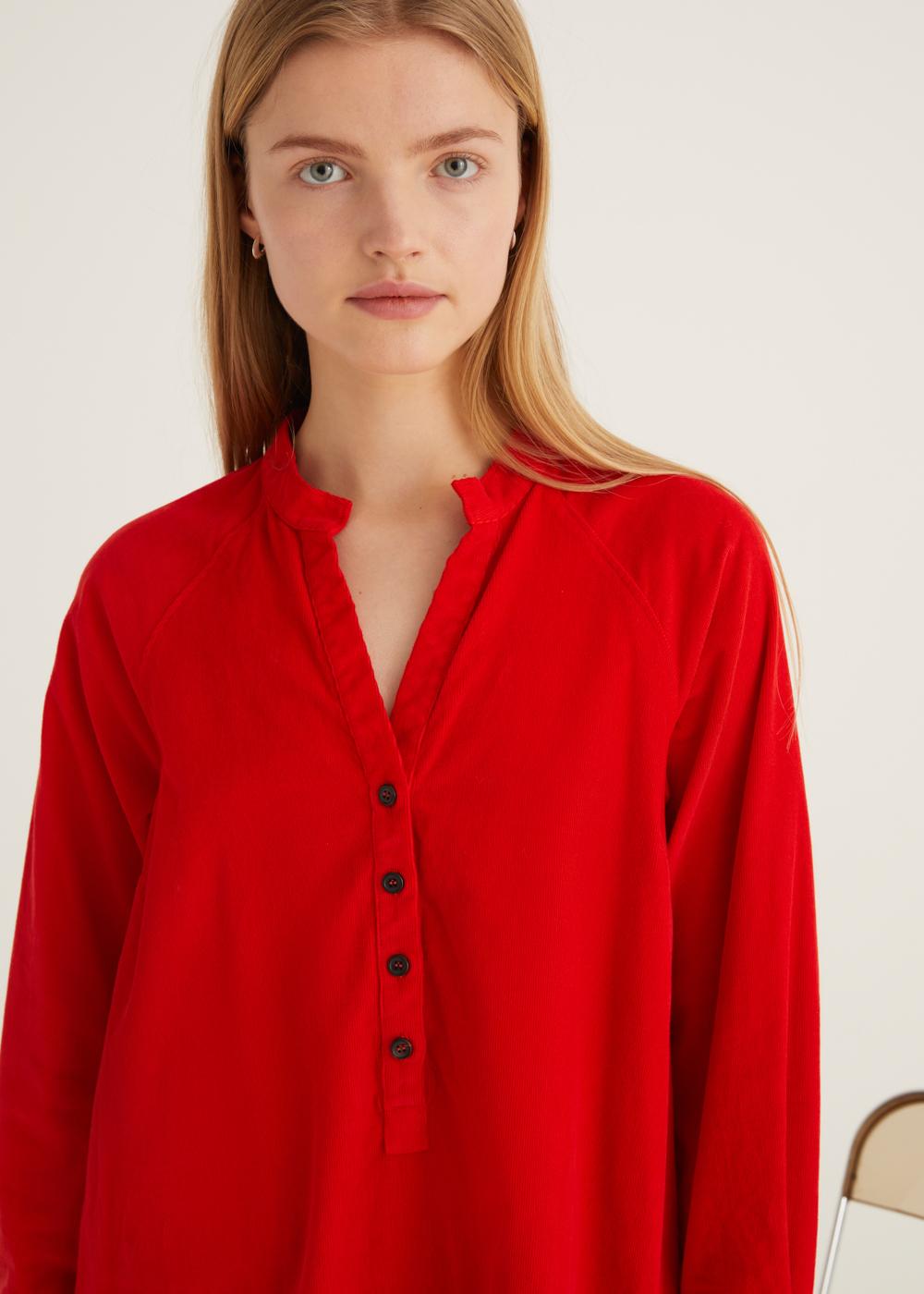 Rosso35 Abito polo corto con svasatura Nuova