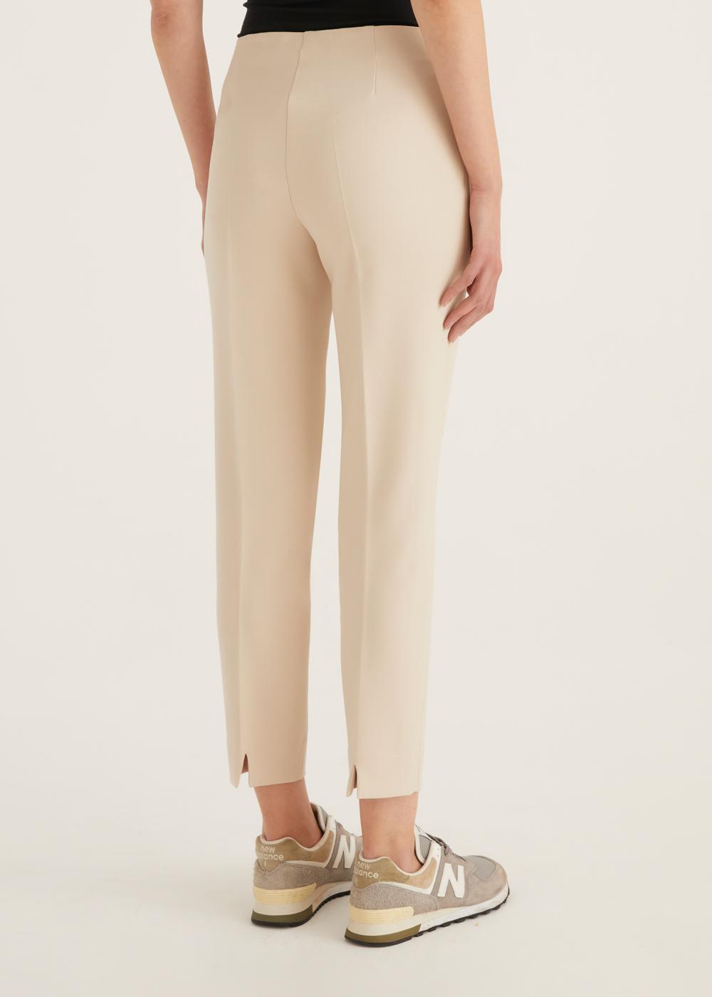 Rosso35 Pantalone capri “Audrey” con zip laterale Sottocosto