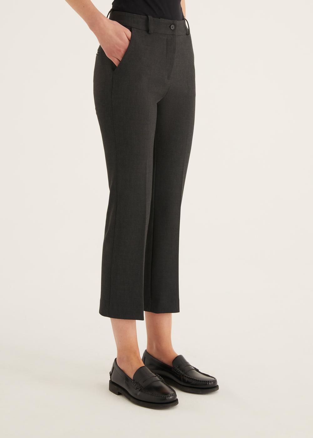 Rosso35 Pantalone cropped bootcut Offerta