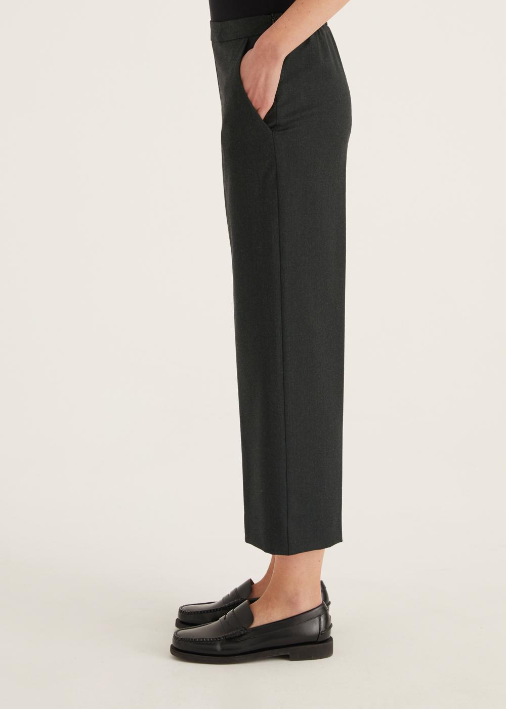 Rosso35 Pantalone dritto con elastico dietro in vita Saldi
