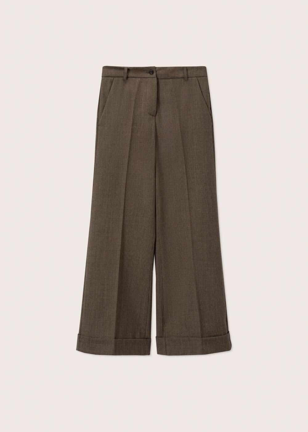 Rosso35 Pantalone svasato con risvolto Economico