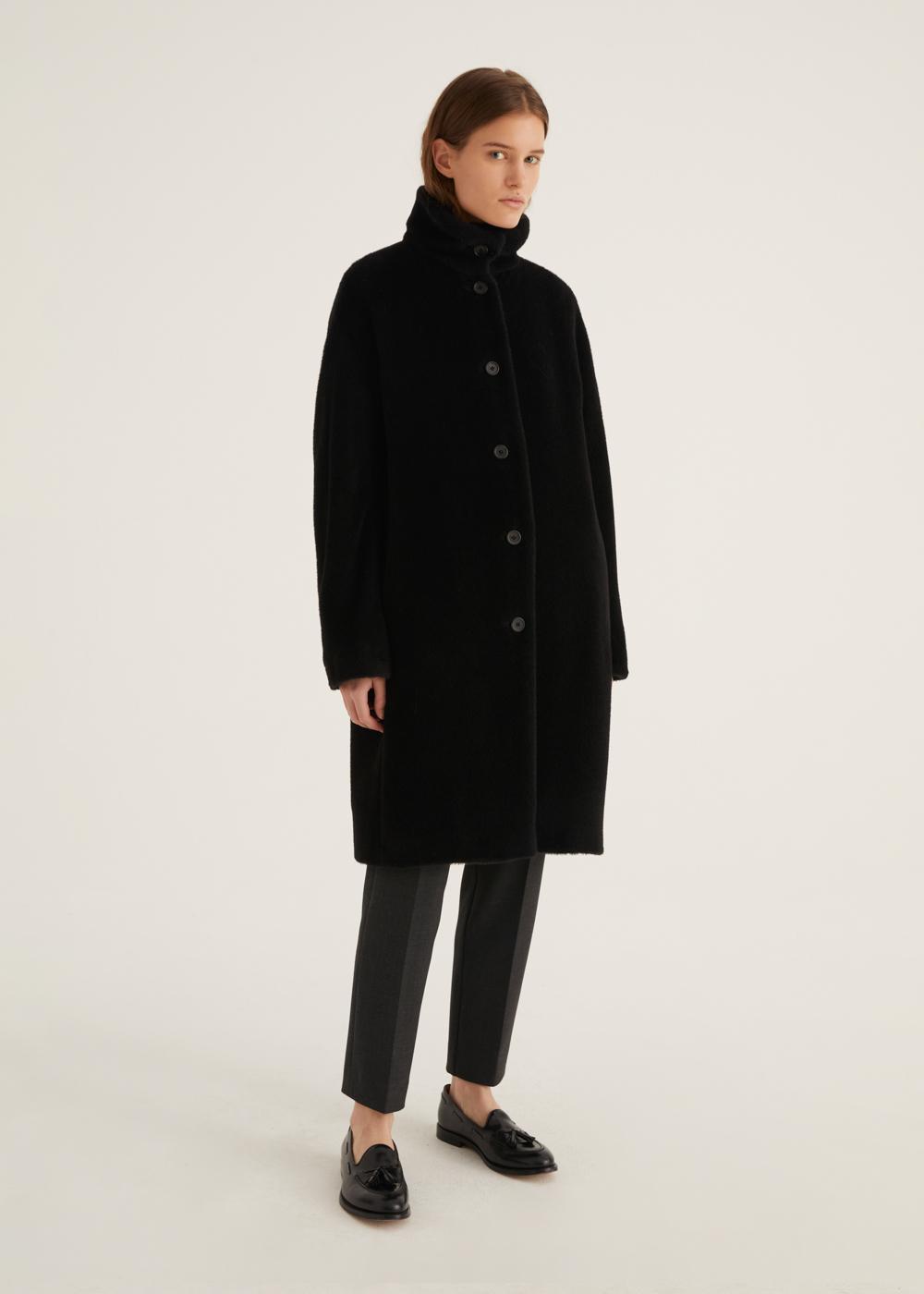 Rosso35 Cappotto collo in piedi Saldi Di Fabbrica