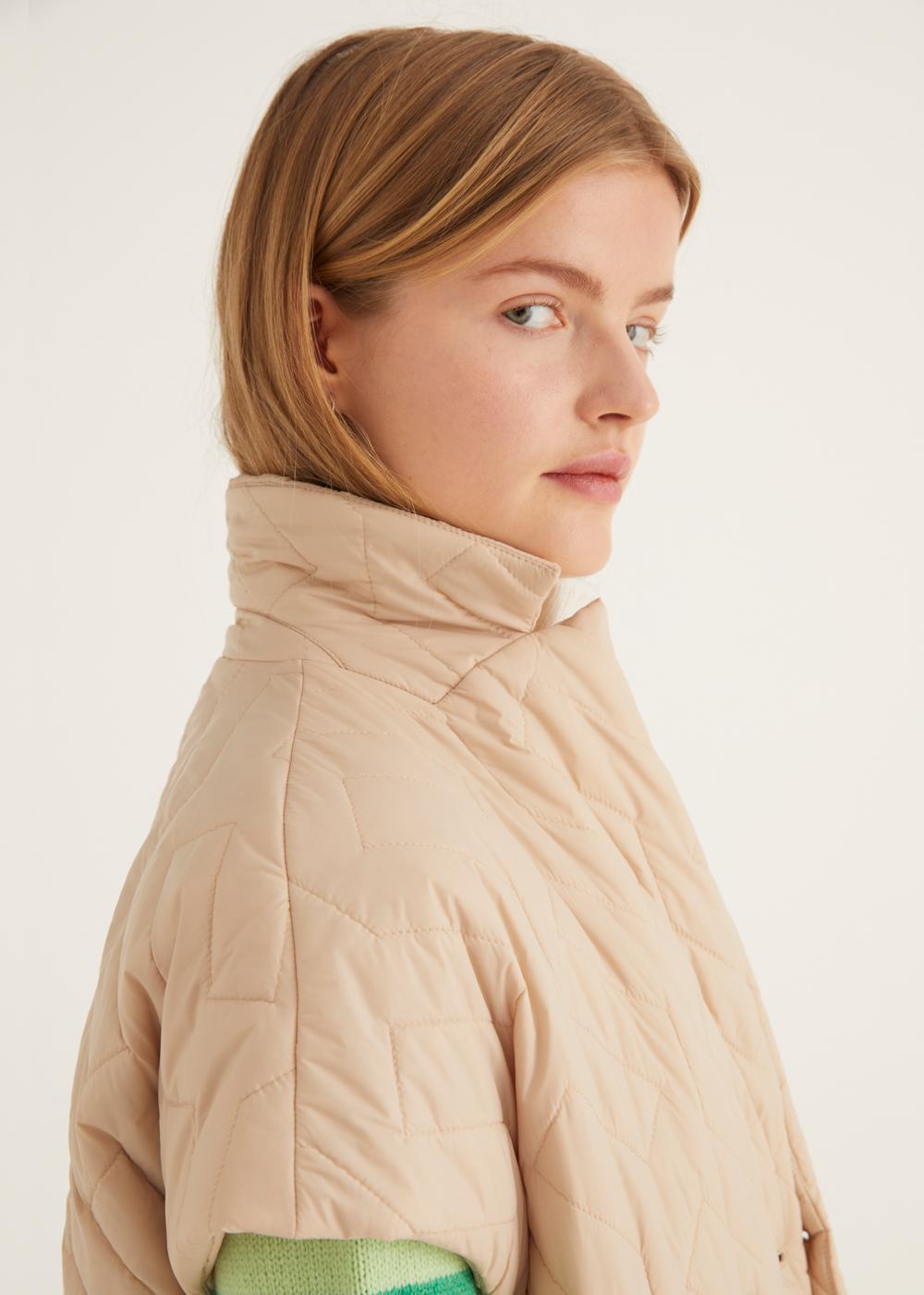 Rosso35 Gilet lungo doppiopetto trapuntato Shopping Online