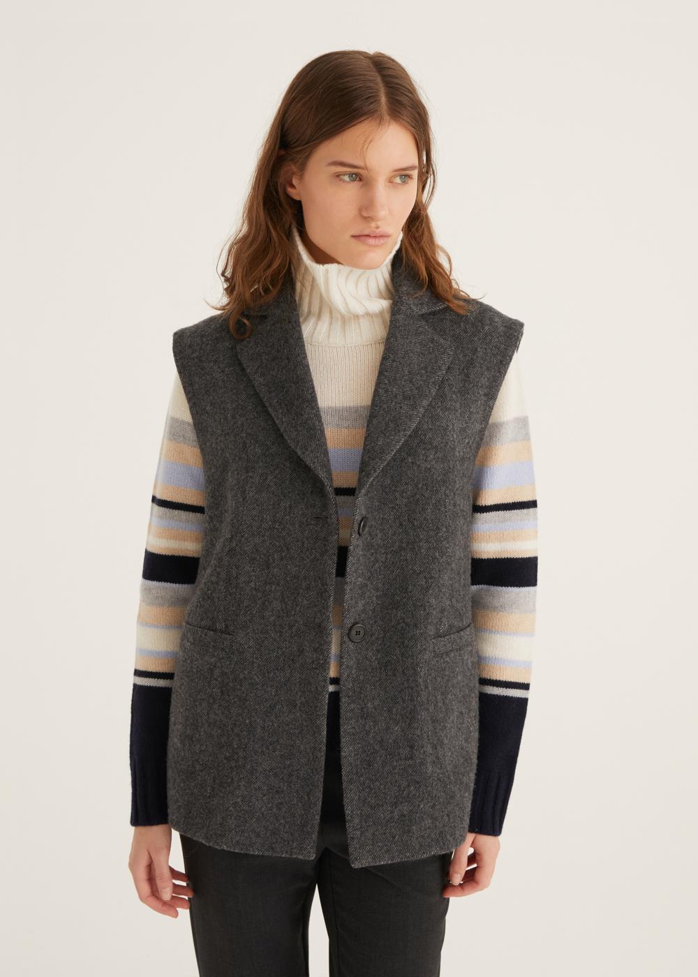 Rosso35 Gilet oversize Prezzo Ridotto