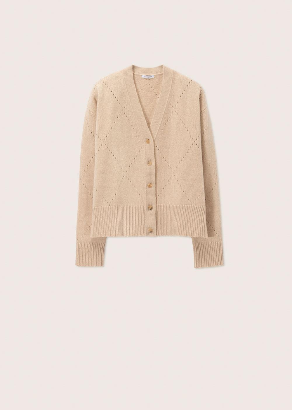 Rosso35 Cardigan motivo rombo Saldi