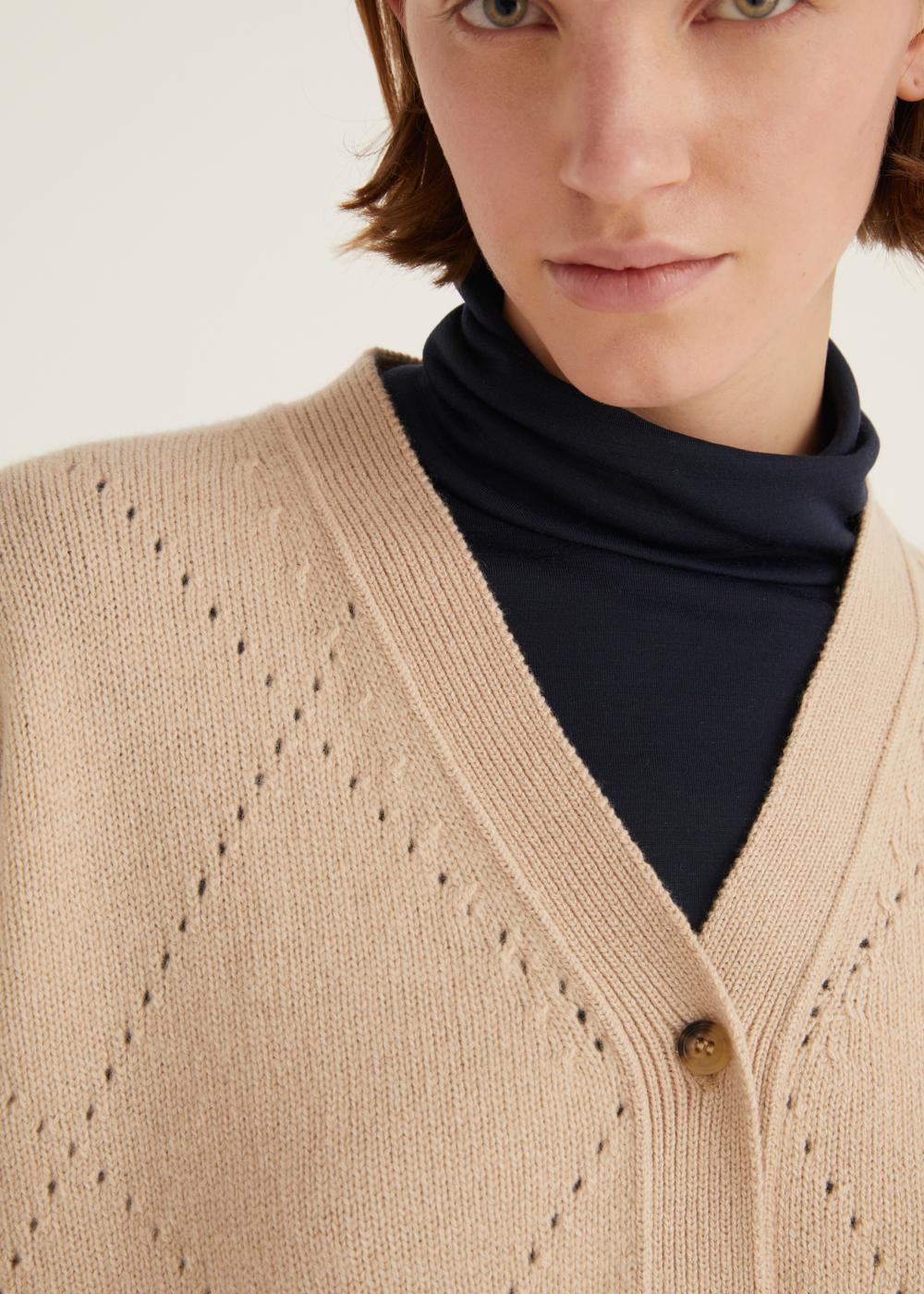 Rosso35 Cardigan motivo rombo Saldi