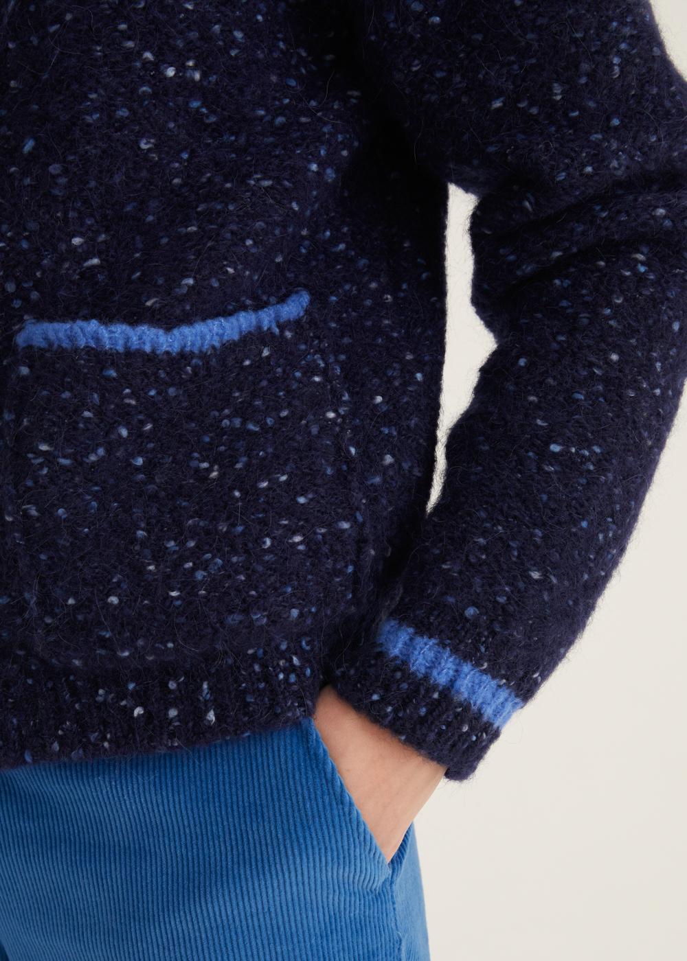Rosso35 Cardigan oversize con contrasti Offerte