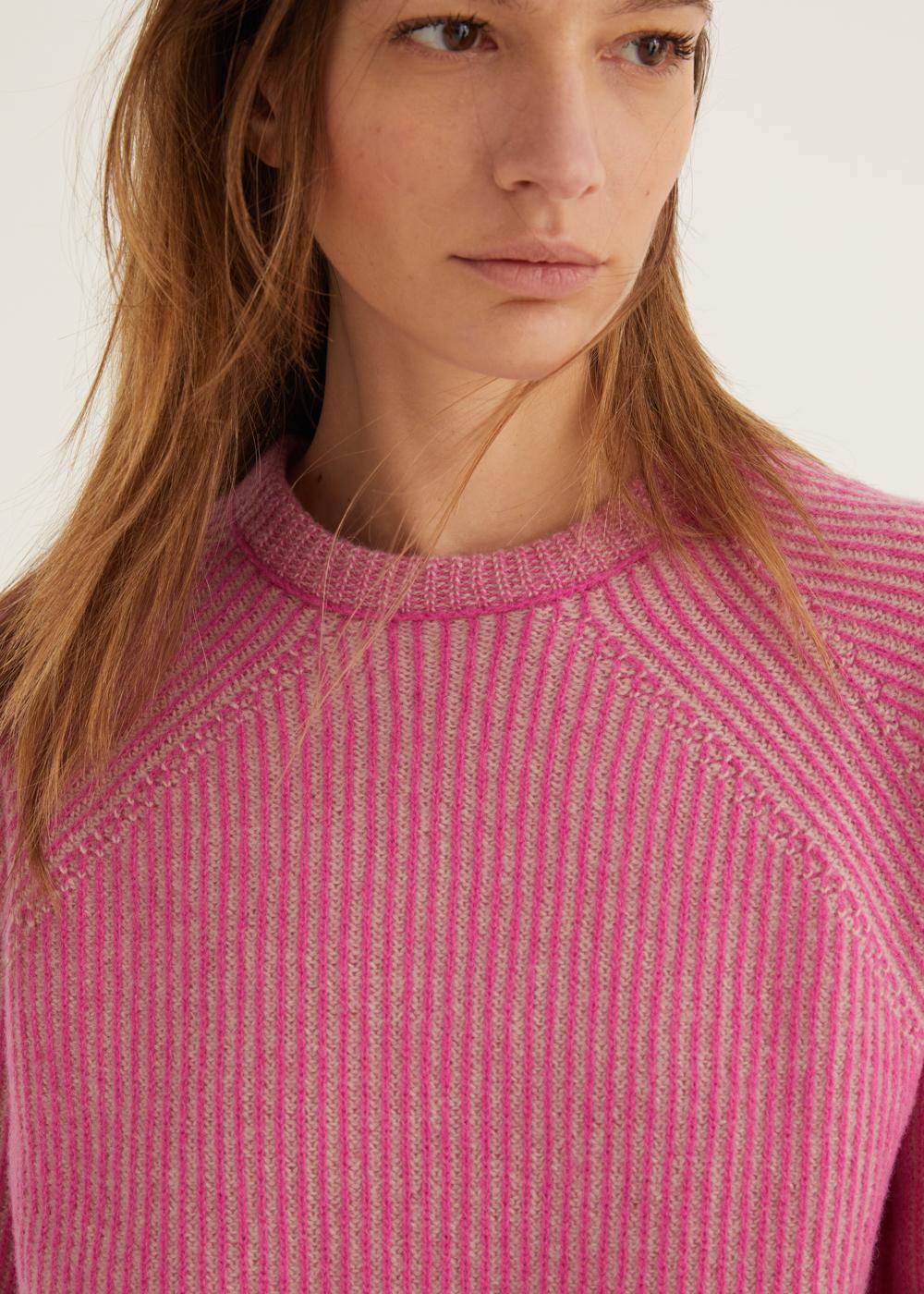 Rosso35 Maglia girocollo integrale Nuovo