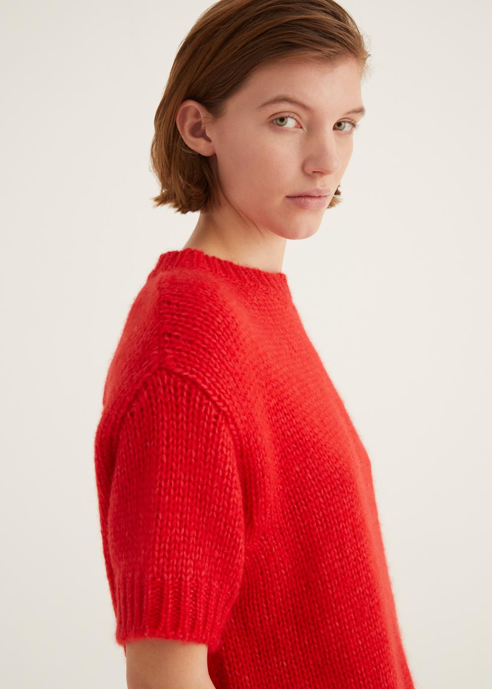 Rosso35 Maglia girocollo mezza manica Qualità