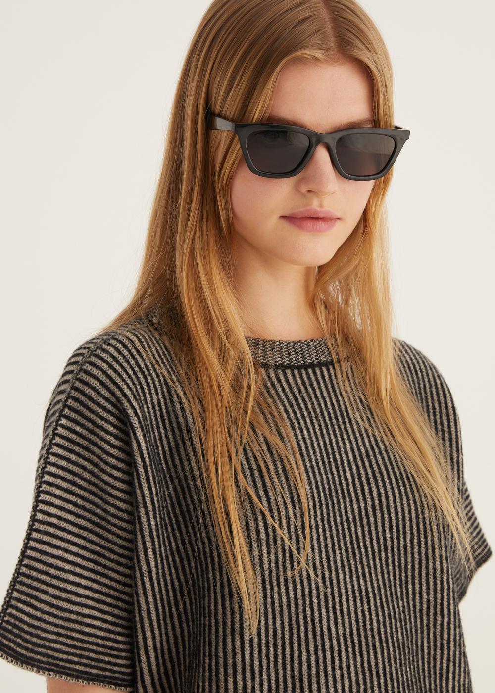 Rosso35 Maglia integrale girocollo manica corta a righe Fino Al -60%