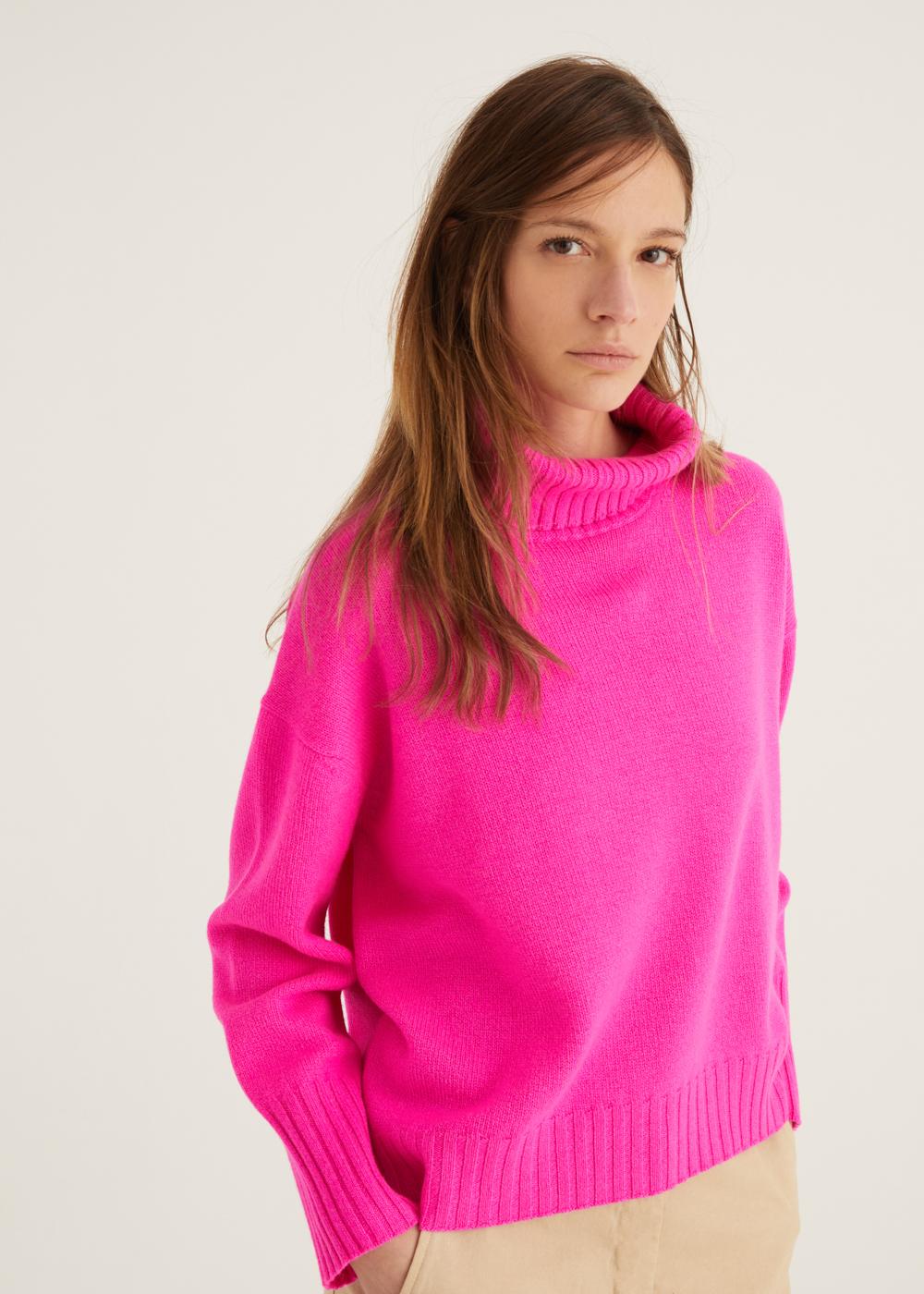 Rosso35 Maglia oversize collo alto Shopping Online