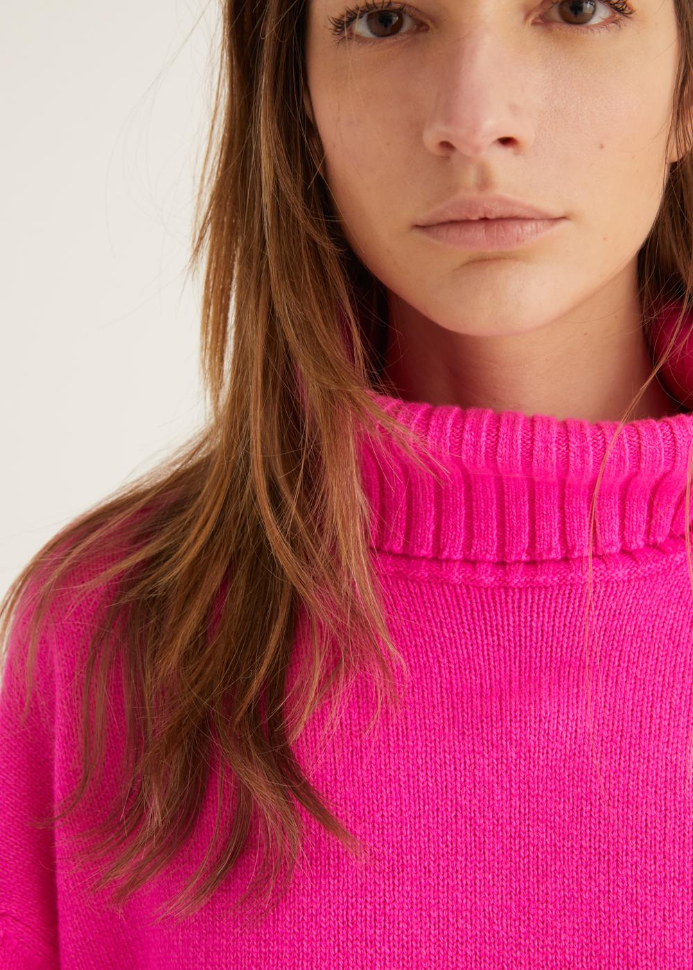 Rosso35 Maglia oversize collo alto Shopping Online