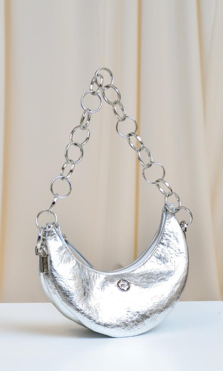 Sara Battaglia Banana Shoulder Bag Sconto
