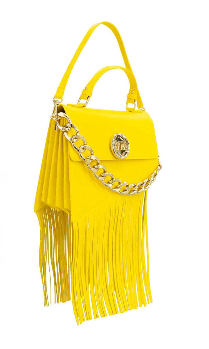 Sara Battaglia Euphoria Fringed Bag M Saldi