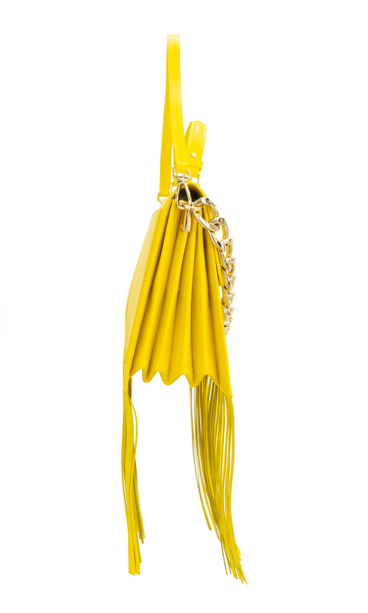 Sara Battaglia Euphoria Fringed Bag M Saldi