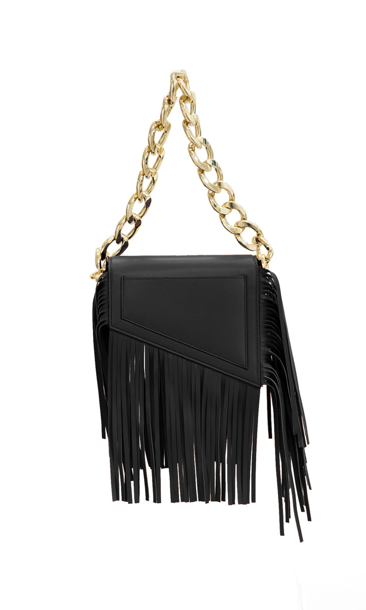 Sara Battaglia Euphoria Fringed Bag XS Hotsell