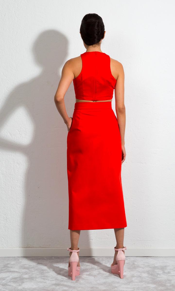 Sara Battaglia Crop Top Nuova