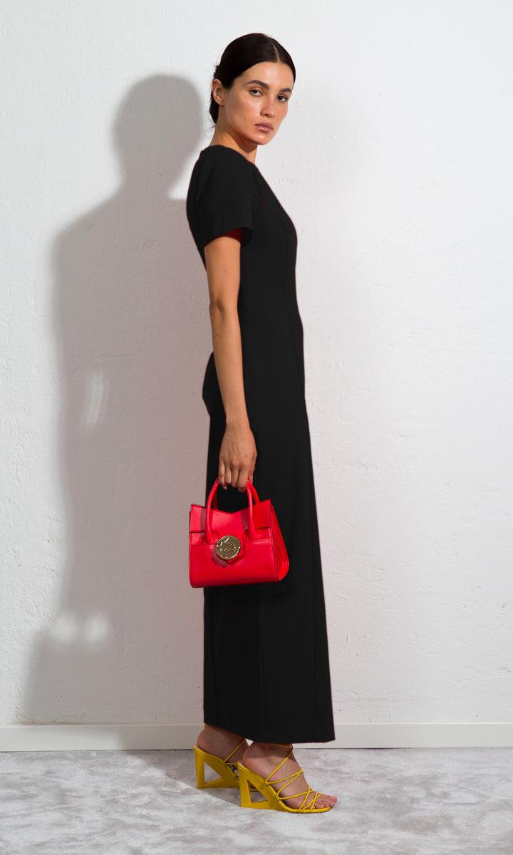 Sara Battaglia Slit Dress Qualità Garantita