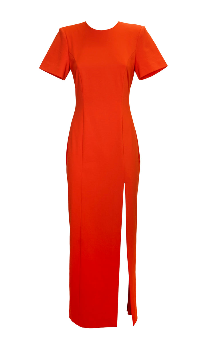 Sara Battaglia Slit Dress Consegna Veloce