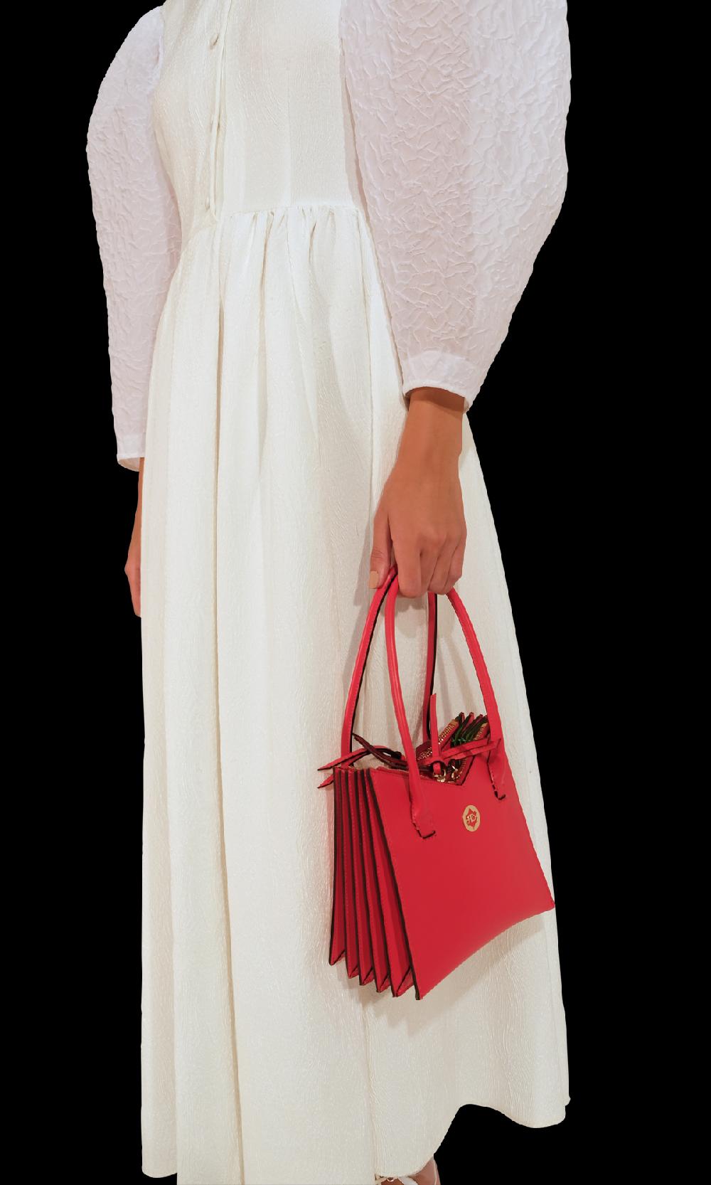Sara Battaglia Tati Plissé Toy Tote Offerte