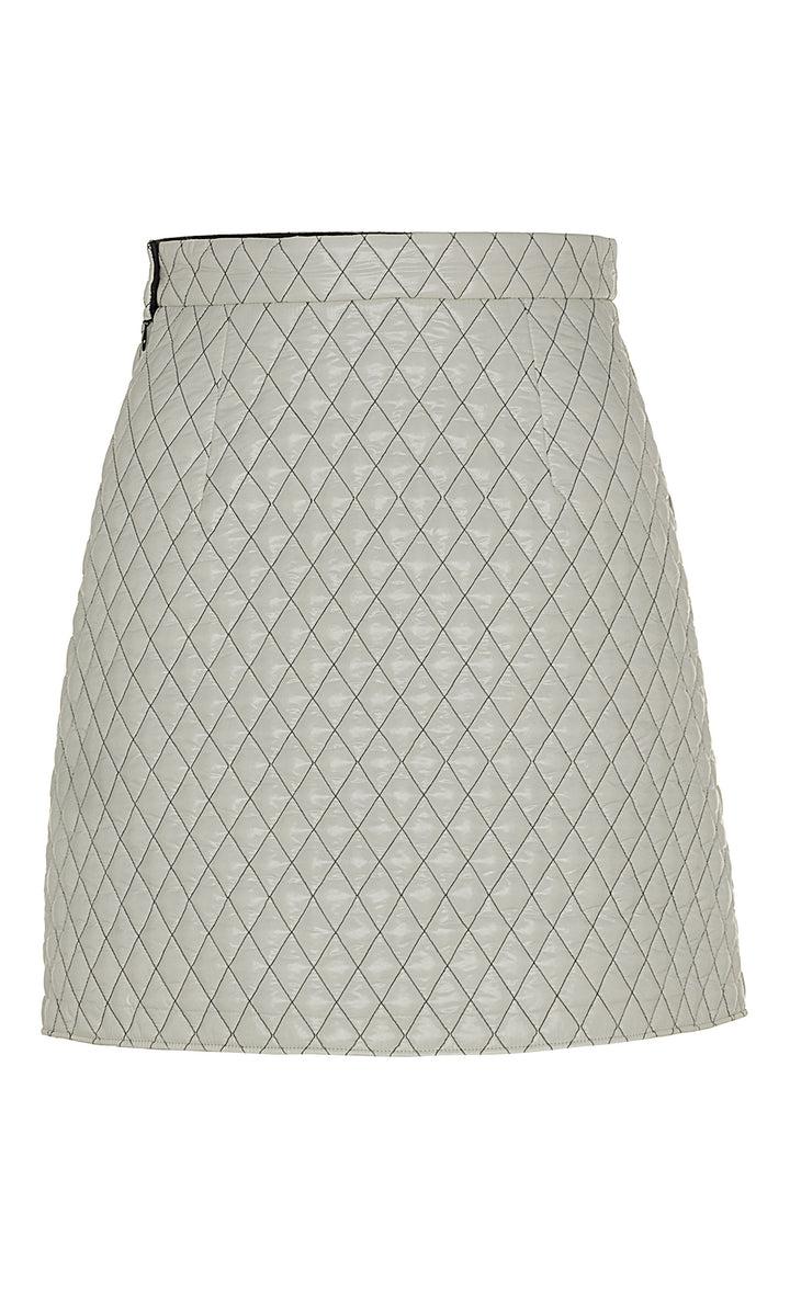 Sara Battaglia Quilted mini skirt Pezzi Unici