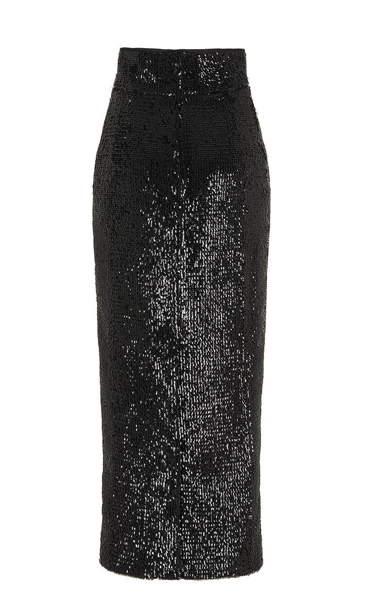 Sara Battaglia Sequins tubino skirt Fino Al -60%