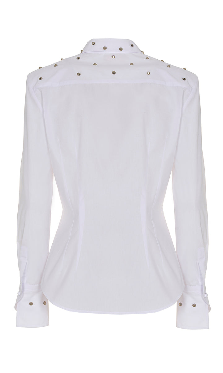 Sara Battaglia Shirt with strass Presa