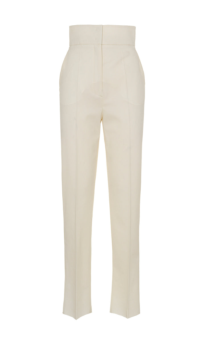 Sara Battaglia High waist cigarette pants Economico