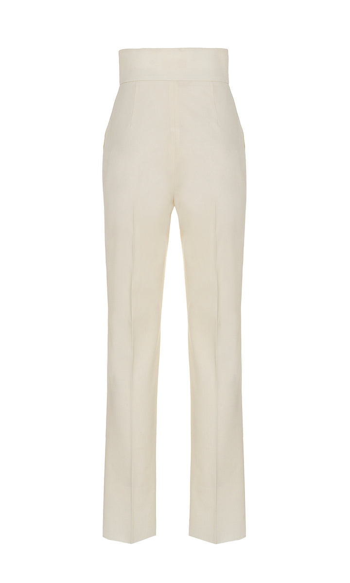 Sara Battaglia High waist cigarette pants Economico